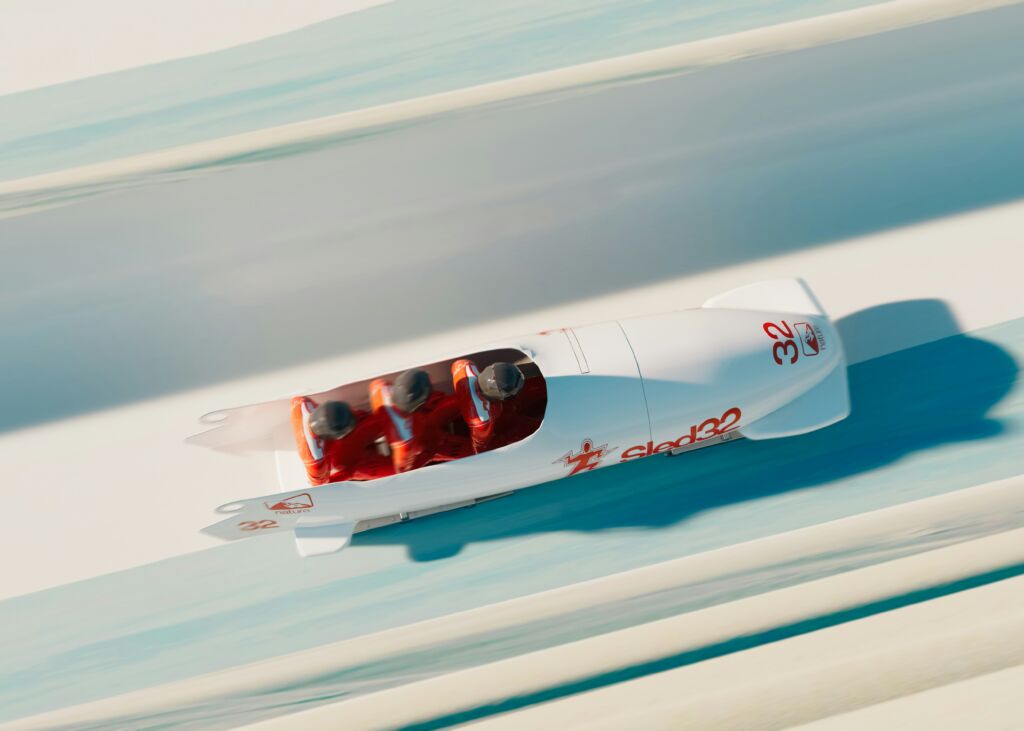 descente en bobsleigh